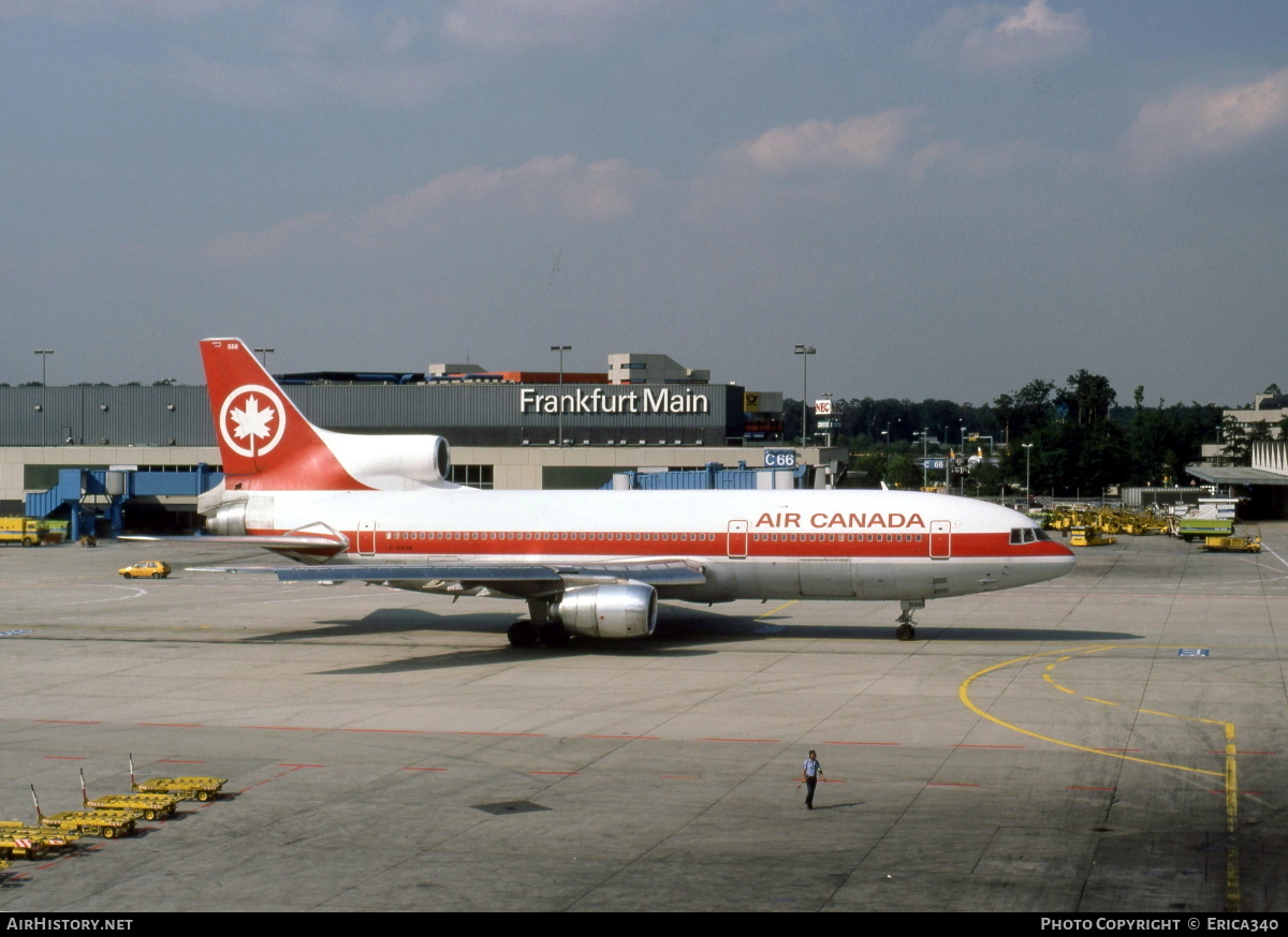 Aircraft Photo of C-GAGK | Lockheed L-1011-385-3 TriStar 500 | Air Canada | AirHistory.net #184301