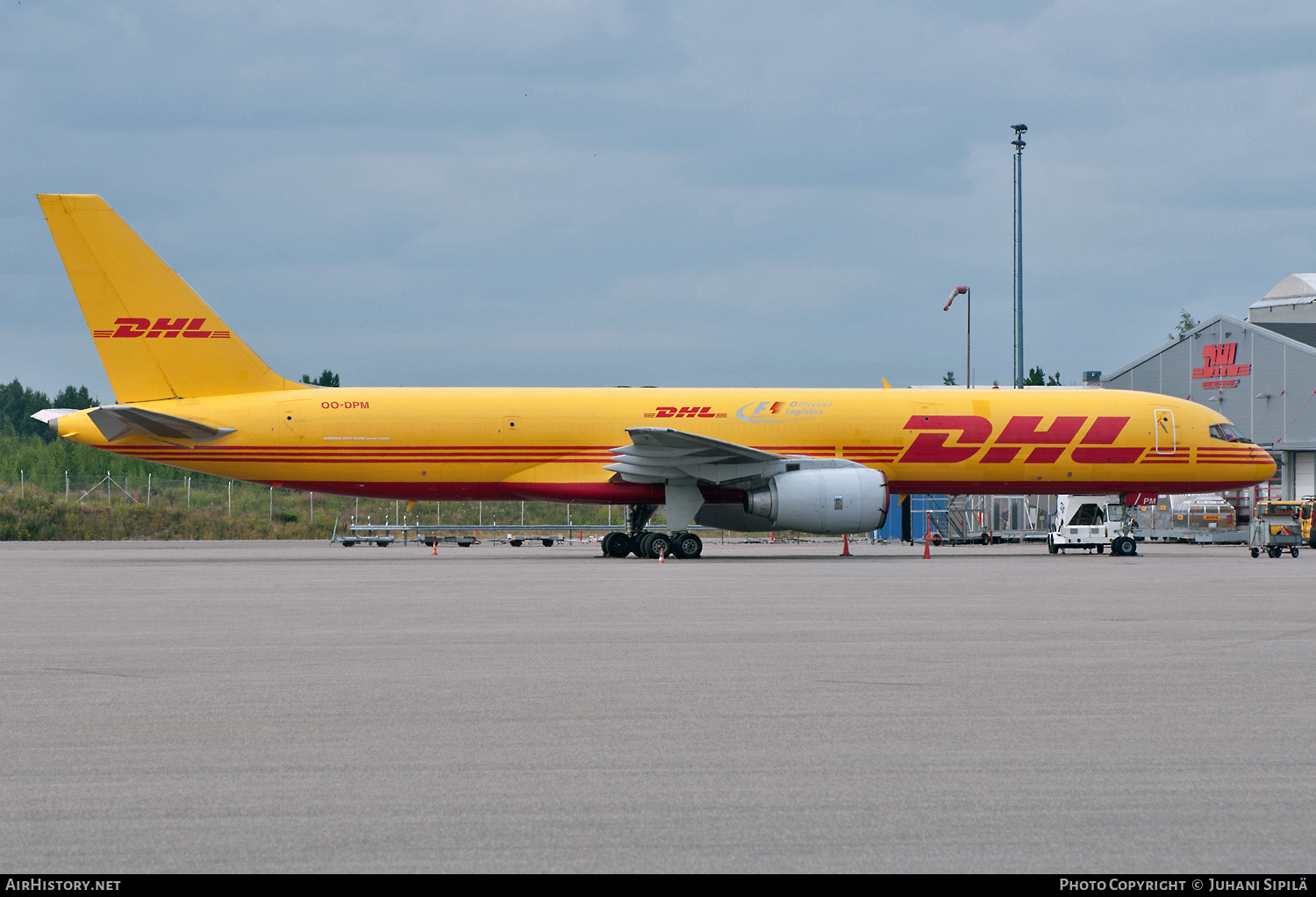 Aircraft Photo of OO-DPM | Boeing 757-236/SF | DHL International | AirHistory.net #184349