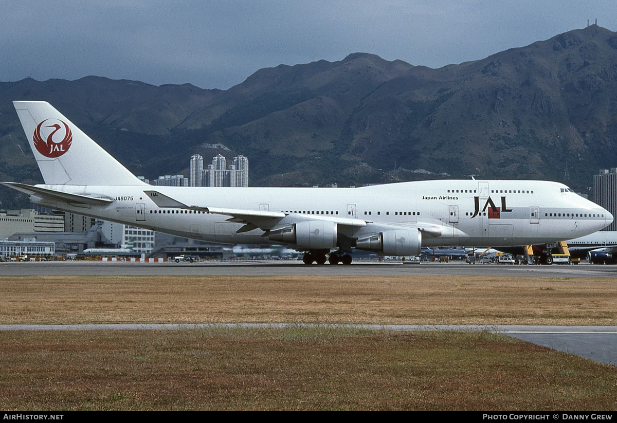 Aircraft Photo of JA8075 | Boeing 747-446 | Japan Airlines - JAL | AirHistory.net #184367