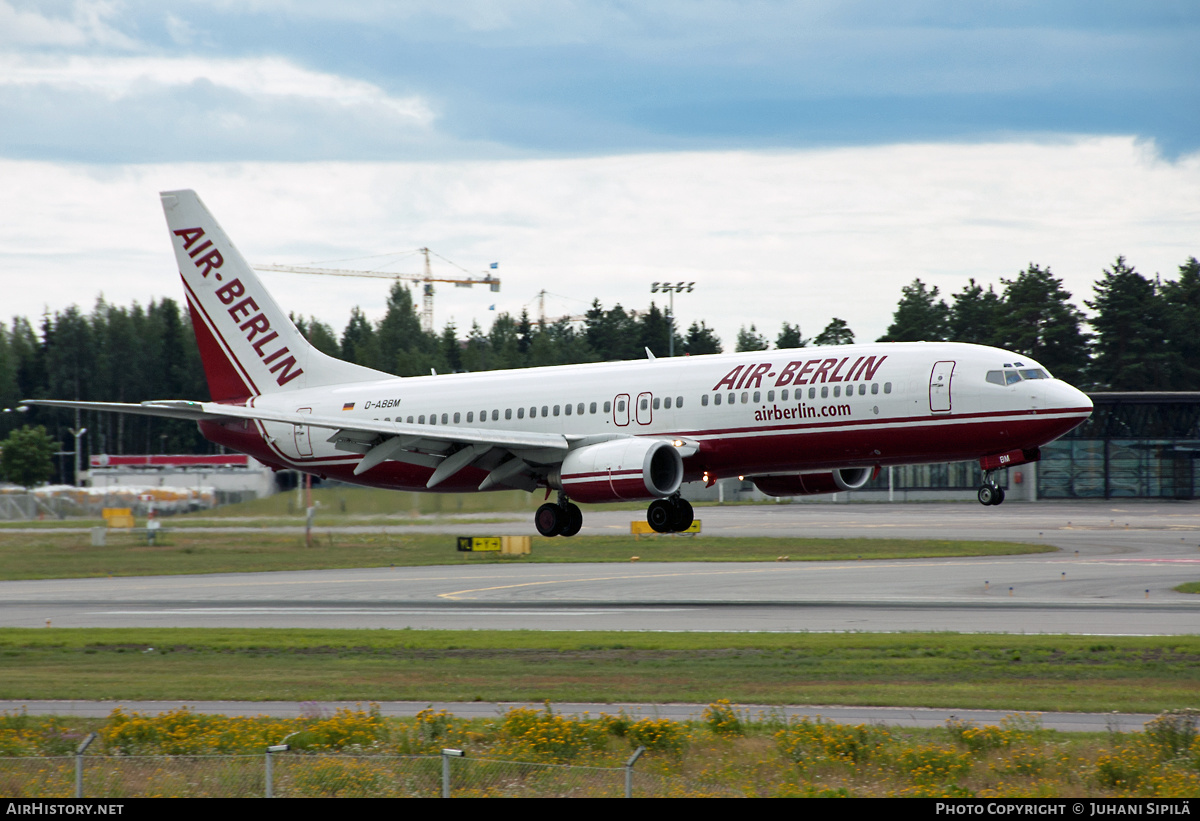 Aircraft Photo of D-ABBM | Boeing 737-85F | Air Berlin | AirHistory.net #184401