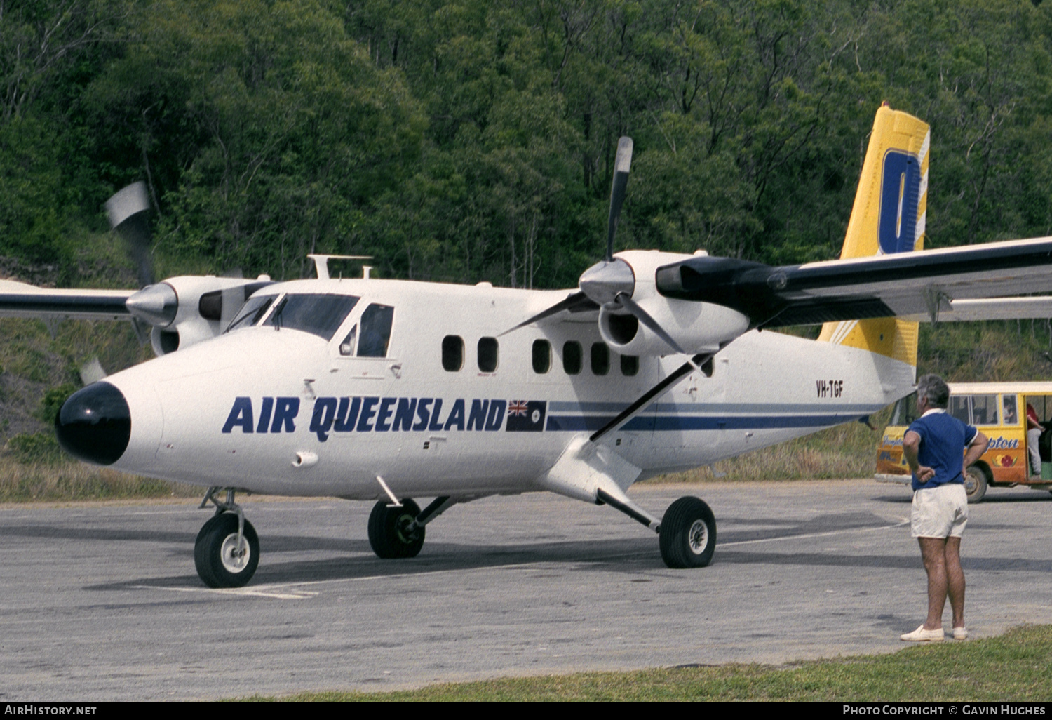 Aircraft Photo of VH-TGF | De Havilland Canada DHC-6-300 Twin Otter | Air Queensland | AirHistory.net #184431