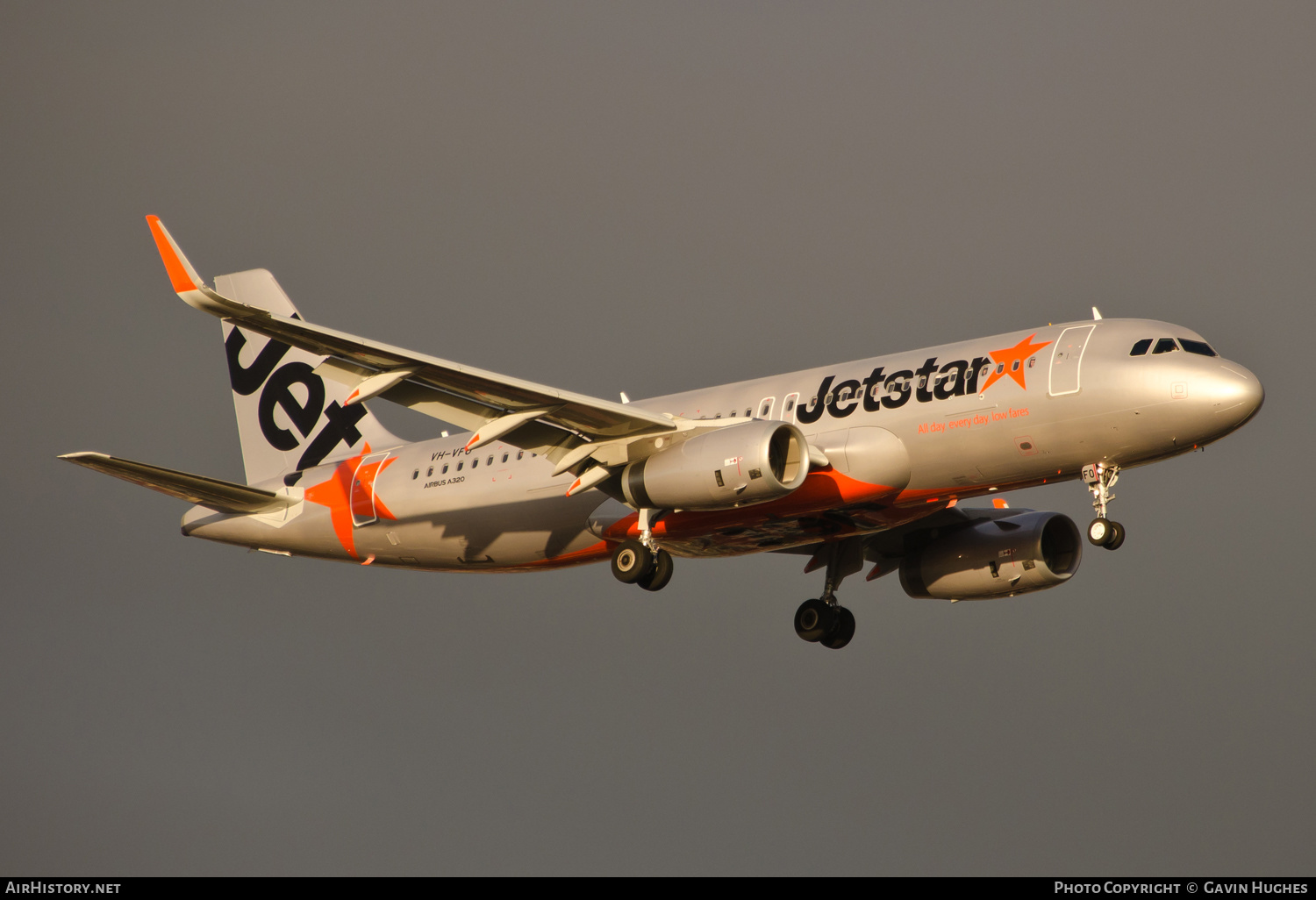 Aircraft Photo of VH-VFO | Airbus A320-232 | Jetstar Airways | AirHistory.net #184452