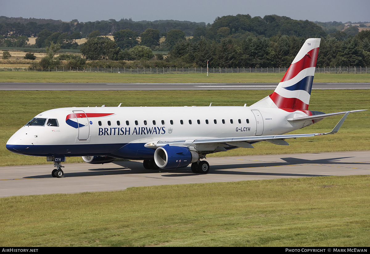 Aircraft Photo of G-LCYH | Embraer 170STD (ERJ-170-100STD) | British Airways | AirHistory.net #184459