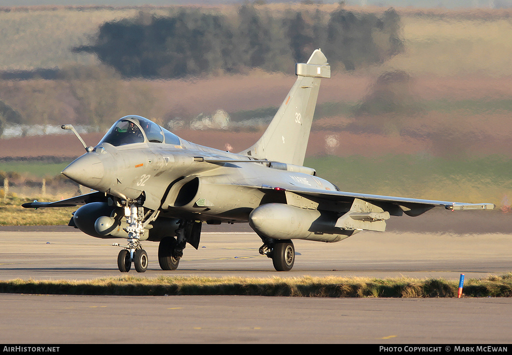 Aircraft Photo of 32 | Dassault Rafale M | France - Navy | AirHistory.net #184460