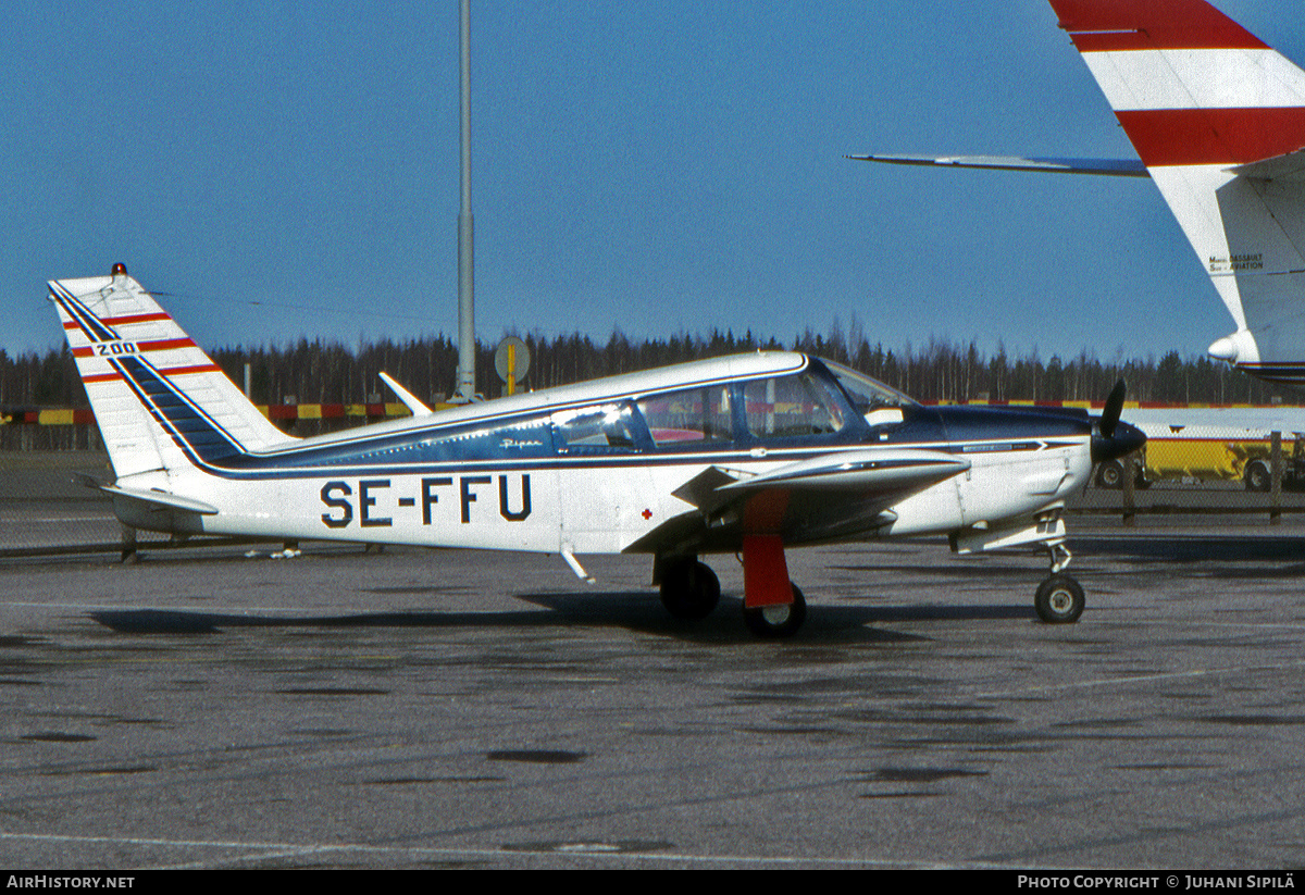 Aircraft Photo of SE-FFU | Piper PA-28R-200 Cherokee Arrow | AirHistory.net #184471