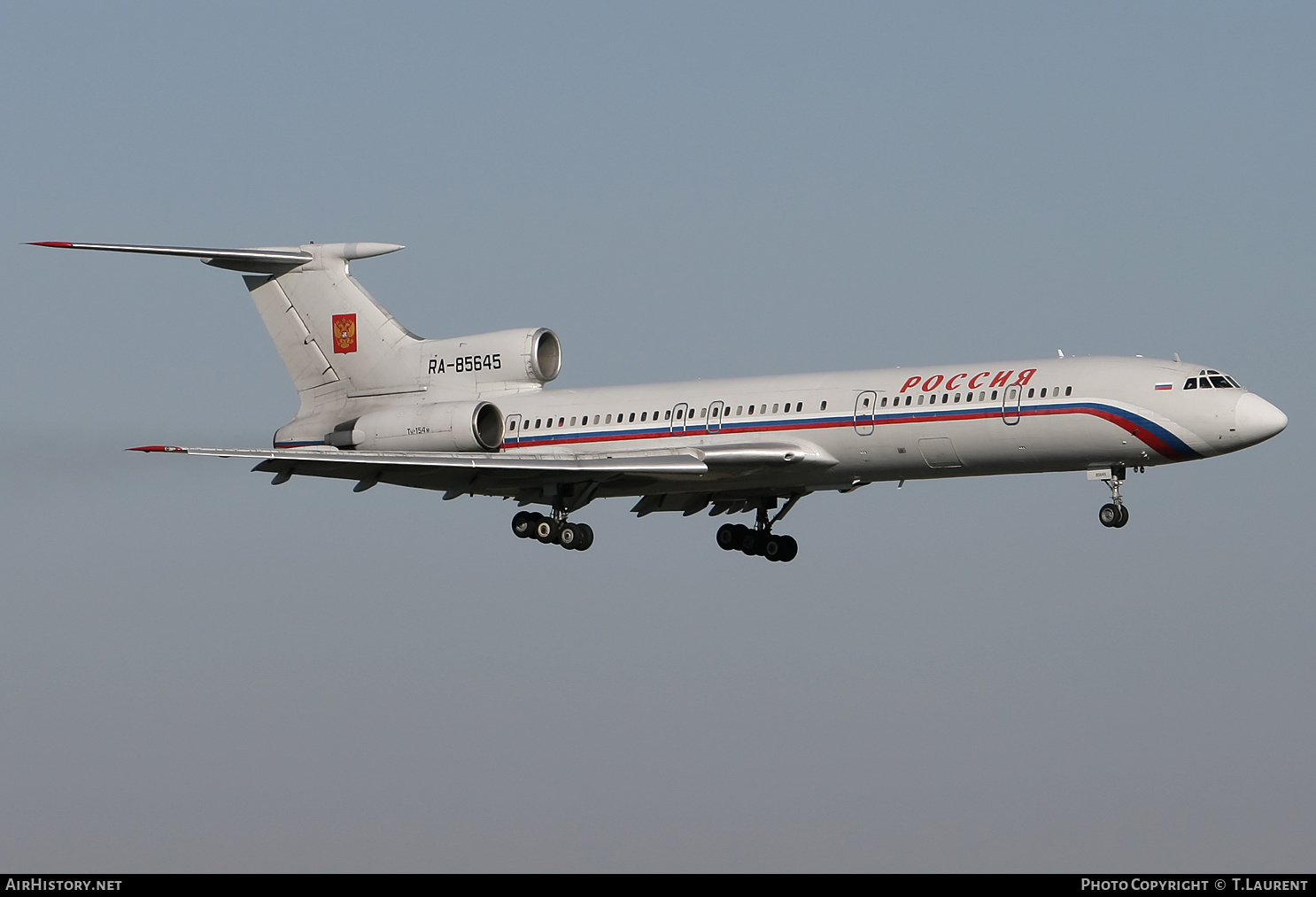 Aircraft Photo of RA-85645 | Tupolev Tu-154M | Rossiya - Special Flight Detachment | AirHistory.net #184477