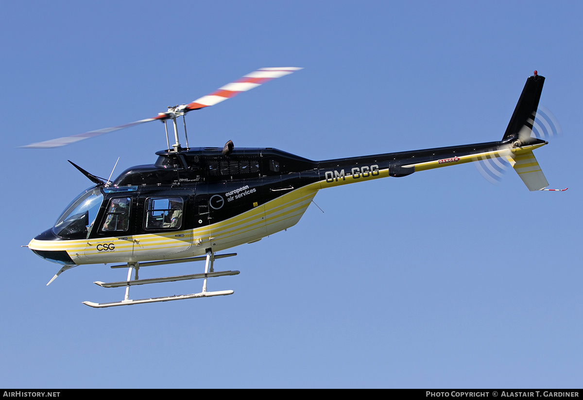 Aircraft Photo of OM-GGG | Bell 206B-3 JetRanger III | European Air Services | AirHistory.net #184498