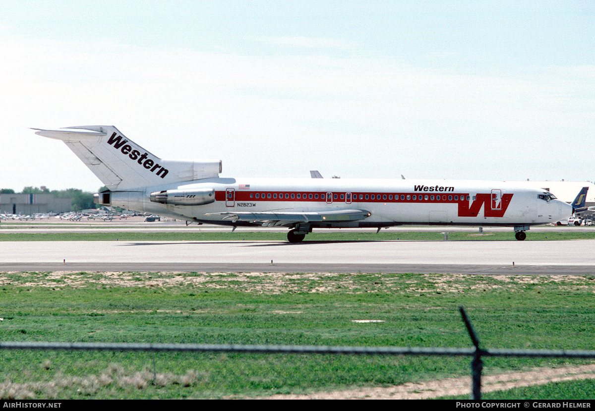 Aircraft Photo of N2823W | Boeing 727-247/Adv | Western Airlines | AirHistory.net #184544