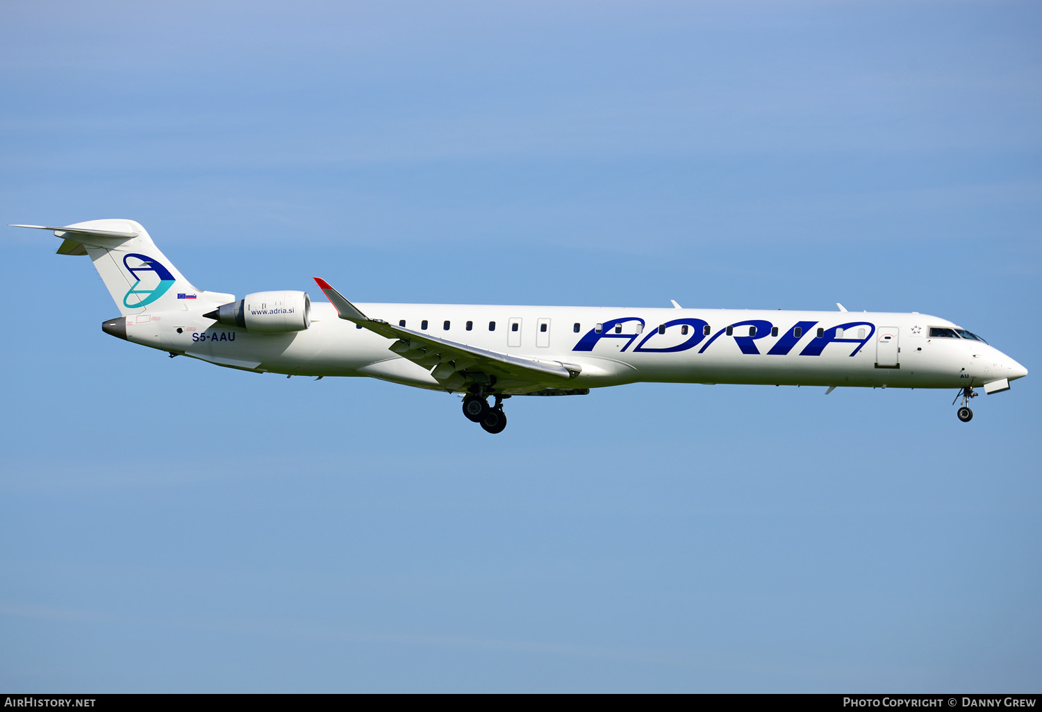 Aircraft Photo of S5-AAU | Bombardier CRJ-900LR (CL-600-2D24) | Adria Airways | AirHistory.net #184549