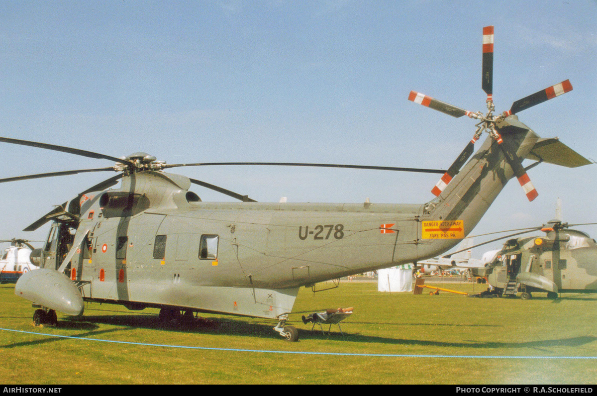 Aircraft Photo of U-278 | Sikorsky S-61A-1 Sea King | Denmark - Air Force | AirHistory.net #184551