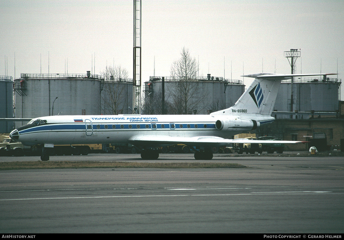 Aircraft Photo of RA-65960 | Tupolev Tu-134A | Tyumen Airlines | AirHistory.net #184572