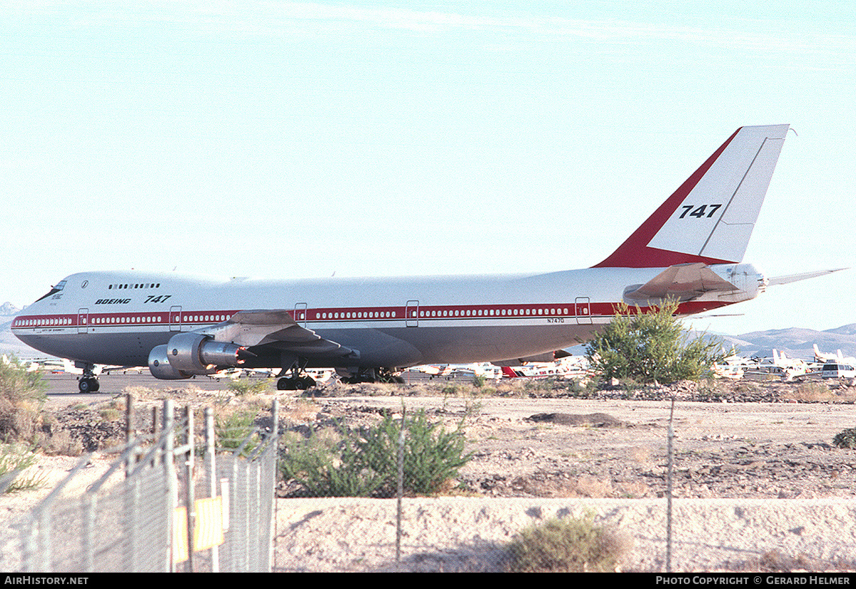 Aircraft Photo of N7470 | Boeing 747-121 | Boeing | AirHistory.net #184584