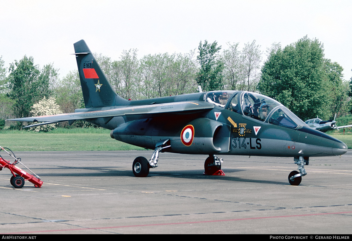 Aircraft Photo of E163 | Dassault-Dornier Alpha Jet E | France - Air Force | AirHistory.net #184645