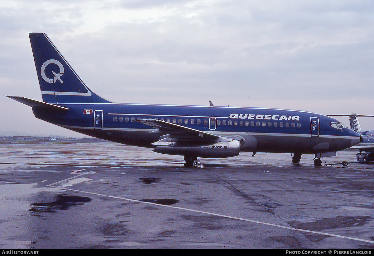 Aircraft Photo of C-GQBJ | Boeing 737-296/Adv | Quebecair | AirHistory.net #184649