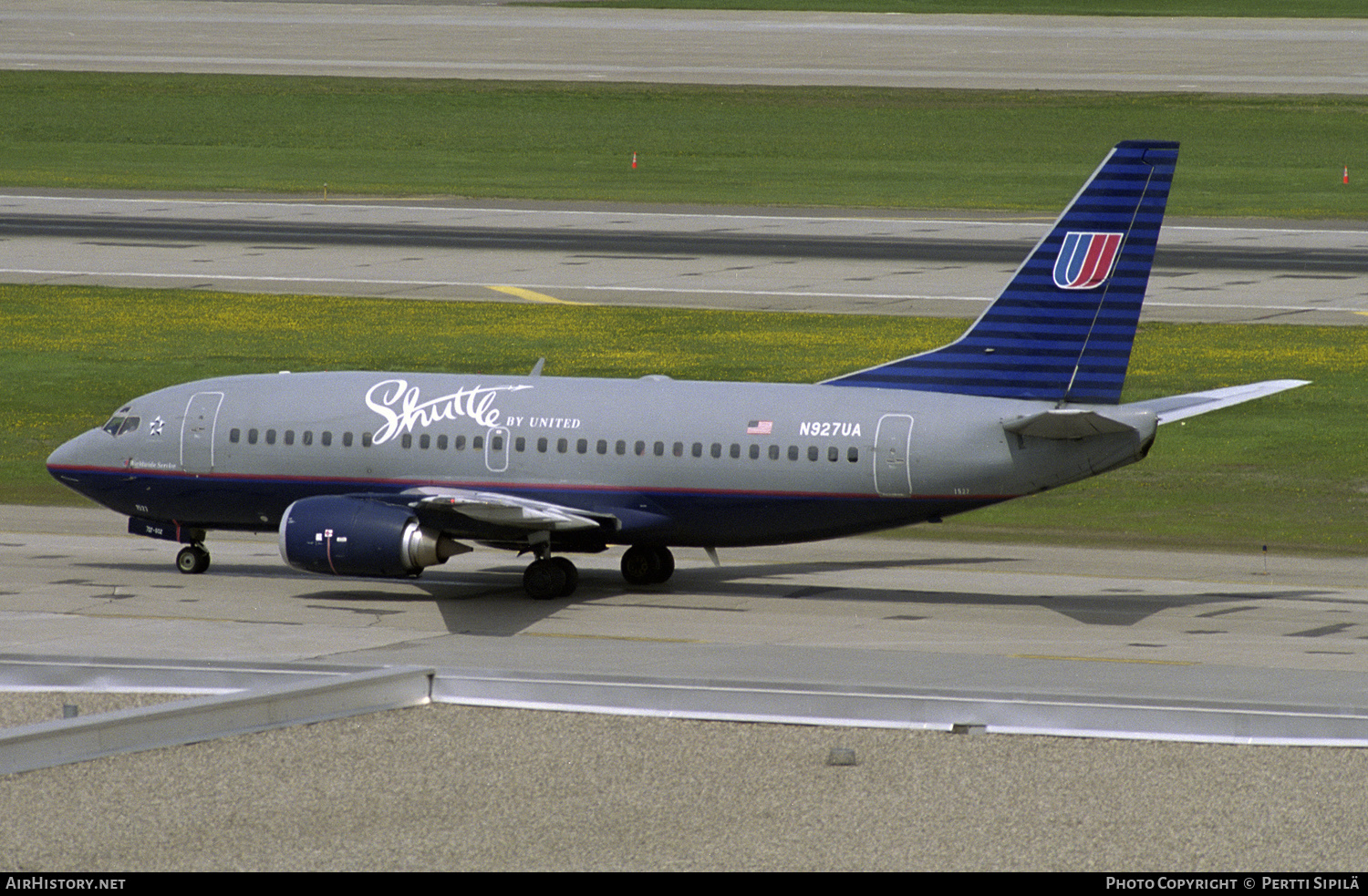Aircraft Photo of N927UA | Boeing 737-522 | Shuttle by United | AirHistory.net #184656
