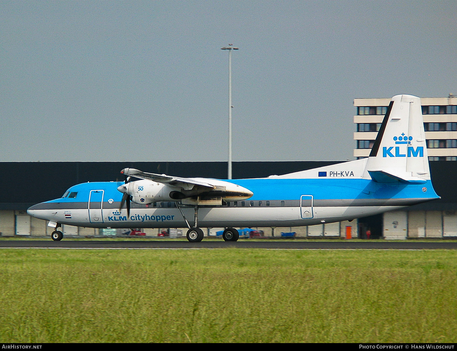 Aircraft Photo of PH-KVA | Fokker 50 | KLM Cityhopper | AirHistory.net #184658