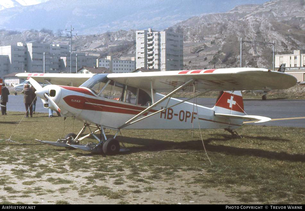 Aircraft Photo of HB-OPF | Piper PA-18-150 Super Cub | AirHistory.net #184665