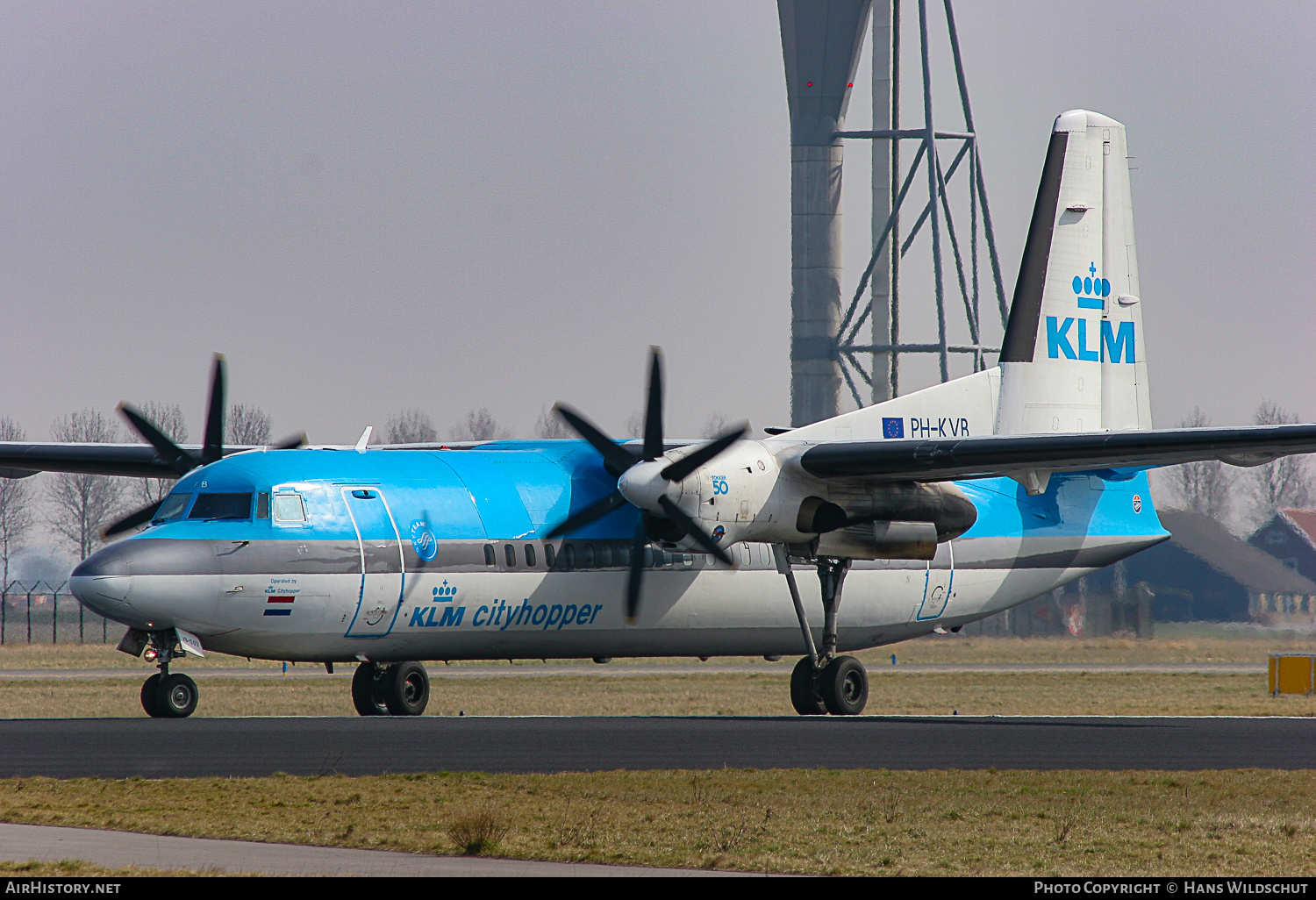 Aircraft Photo of PH-KVB | Fokker 50 | KLM Cityhopper | AirHistory.net #184667