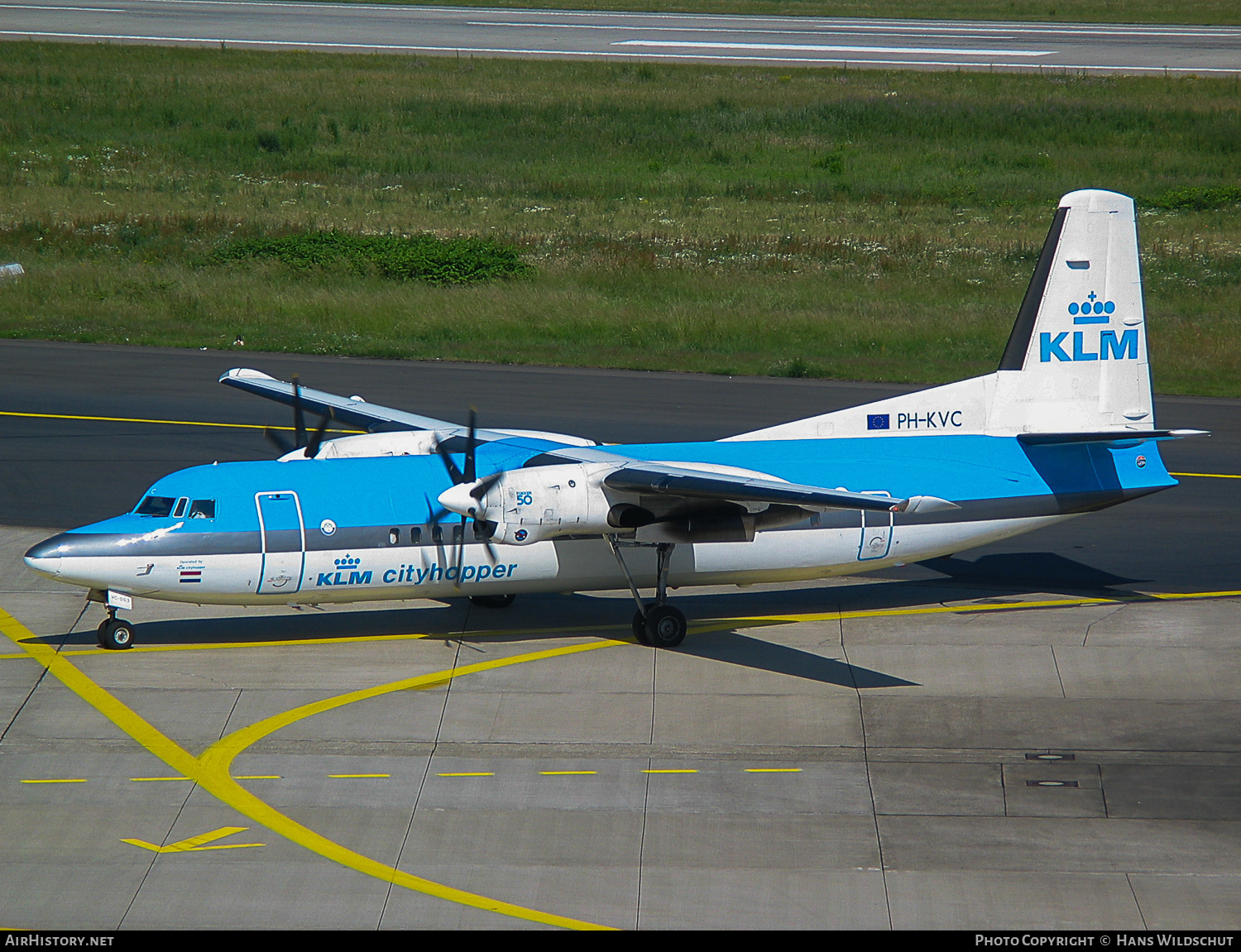 Aircraft Photo of PH-KVC | Fokker 50 | KLM Cityhopper | AirHistory.net #184670