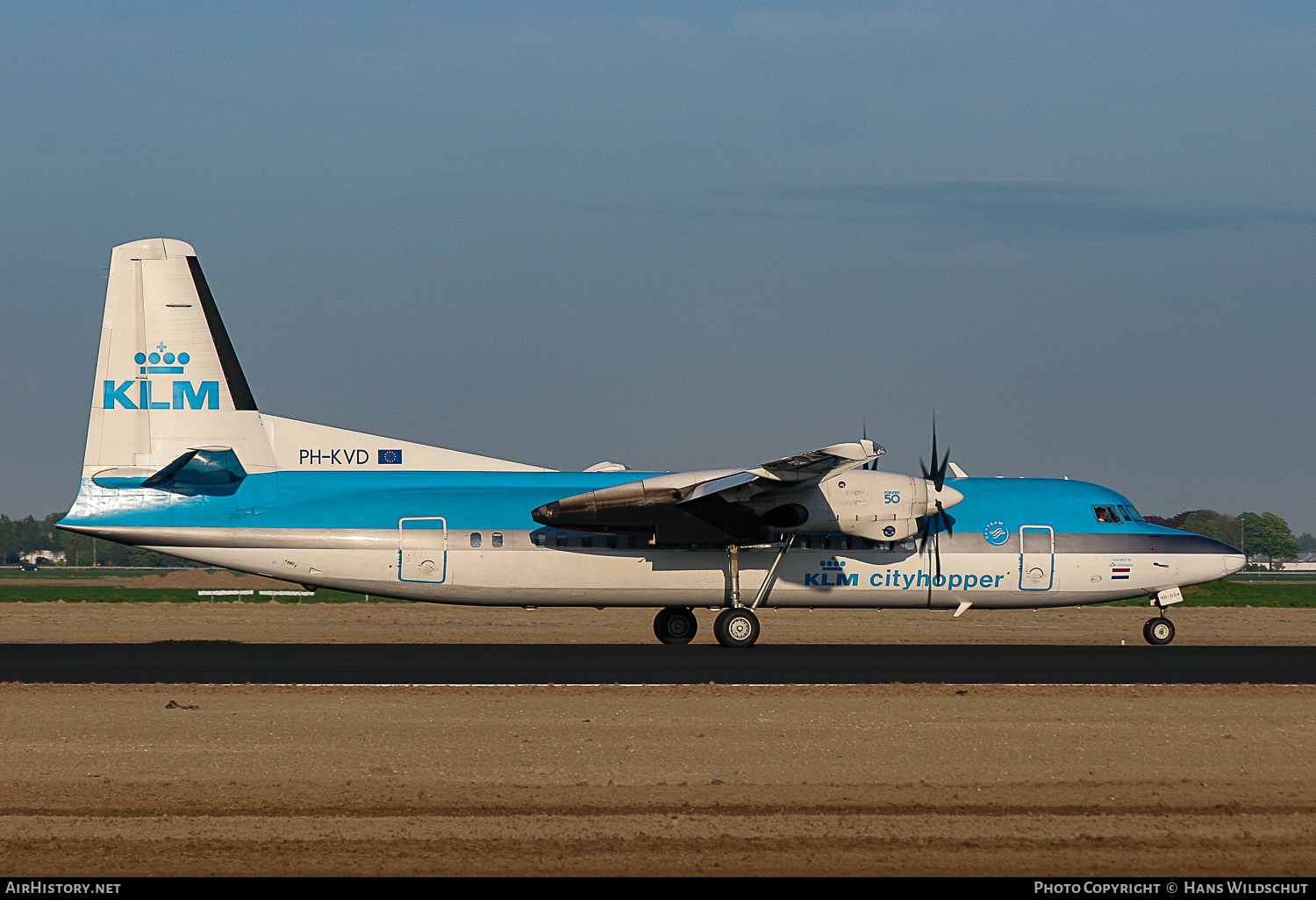 Aircraft Photo of PH-KVD | Fokker 50 | KLM Cityhopper | AirHistory.net #184672