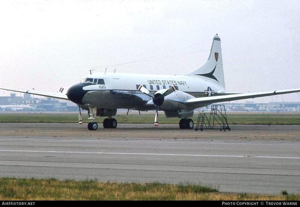 Aircraft Photo of 141020 | Convair VC-131F | USA - Navy | AirHistory.net #184687