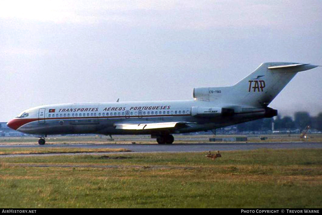 Aircraft Photo of CS-TBO | Boeing 727-82C | TAP - Transportes Aéreos Portugueses | AirHistory.net #184701