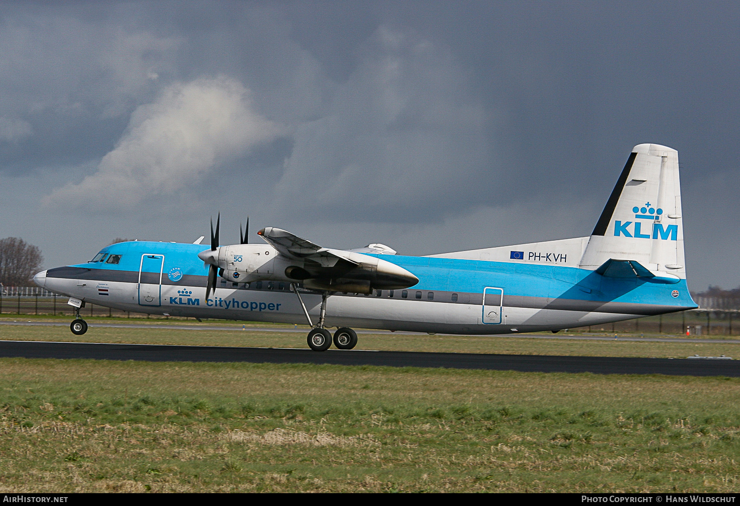 Aircraft Photo of PH-KVH | Fokker 50 | KLM Cityhopper | AirHistory.net #184715