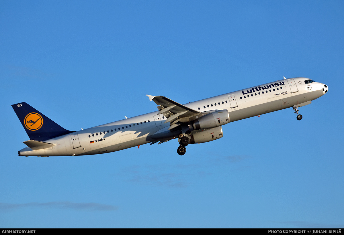 Aircraft Photo of D-AISC | Airbus A321-231 | Lufthansa | AirHistory.net #184724