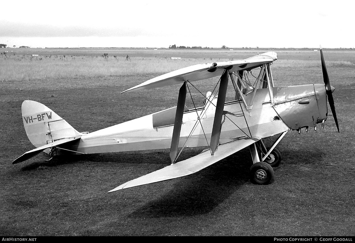 Aircraft Photo of VH-BFW | De Havilland D.H. 82A Tiger Moth | AirHistory.net #184762