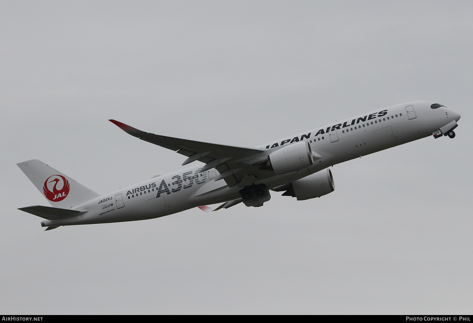 Aircraft Photo of JA02JA / JA02XJ | Airbus A350-942 | Japan Airlines - JAL | AirHistory.net #184814