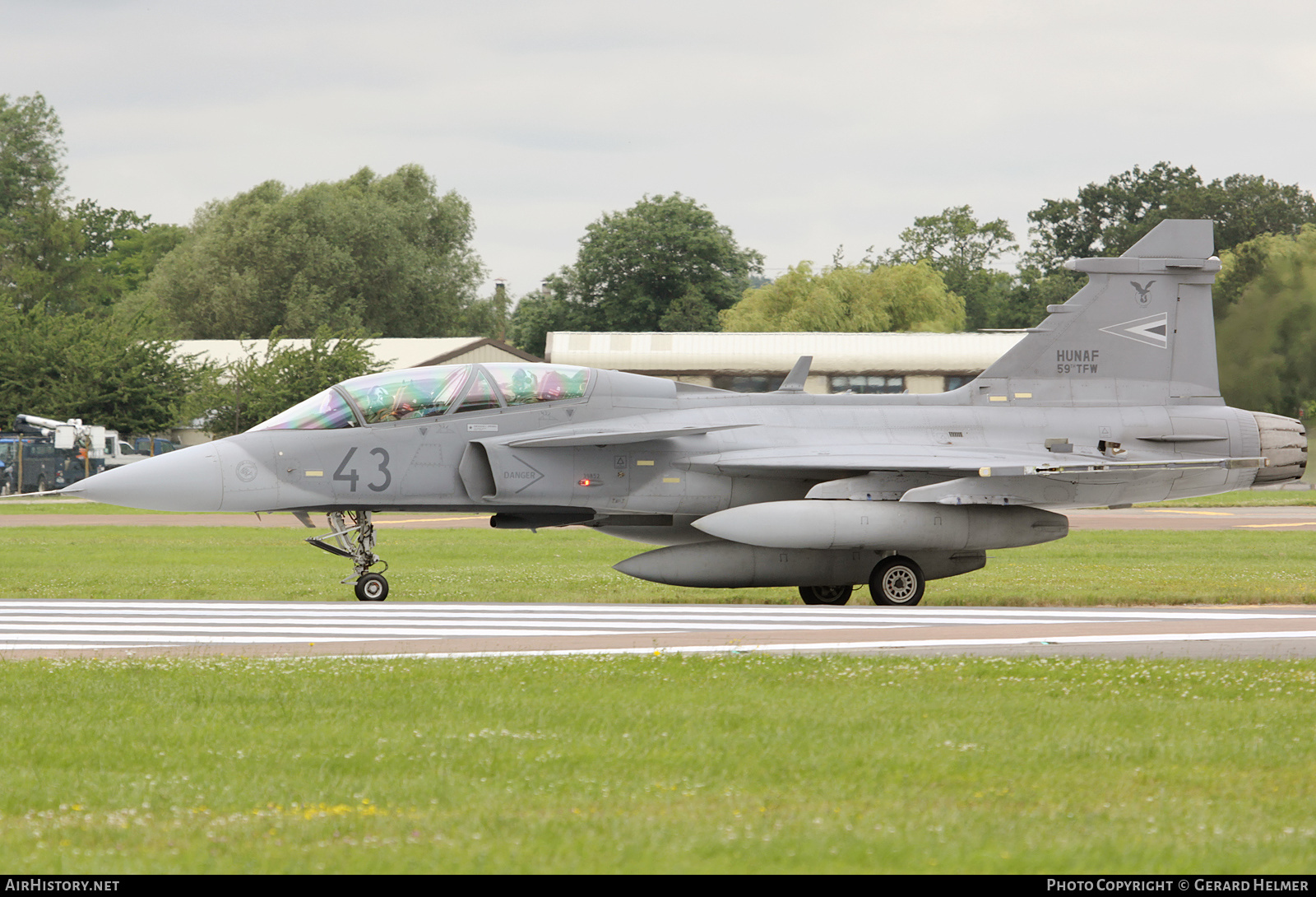 Aircraft Photo of 43 | Saab JAS 39D Gripen | Hungary - Air Force | AirHistory.net #184818