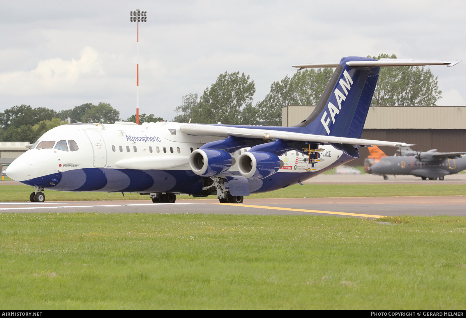 Aircraft Photo of G-LUXE | British Aerospace BAe-146-301/ARA | FAAM - Facility for Airborne Atmospheric Measurements | AirHistory.net #184821