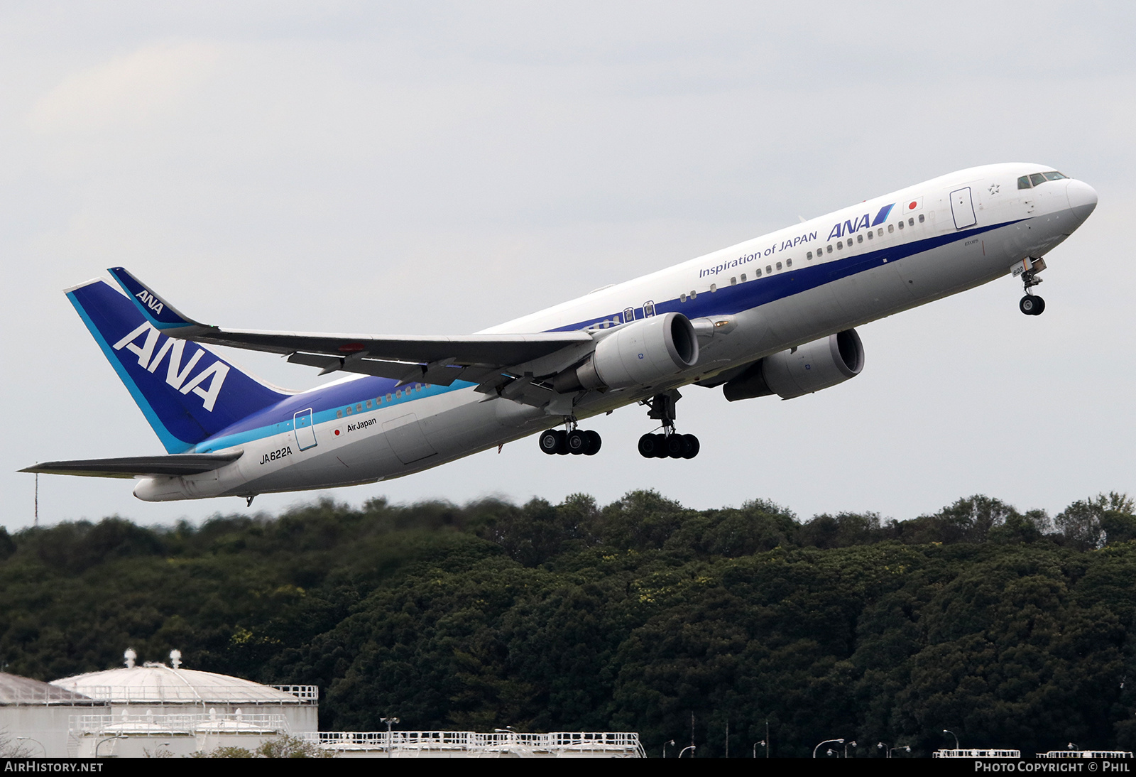 Aircraft Photo of JA622A | Boeing 767-381/ER | All Nippon Airways - ANA | AirHistory.net #184850