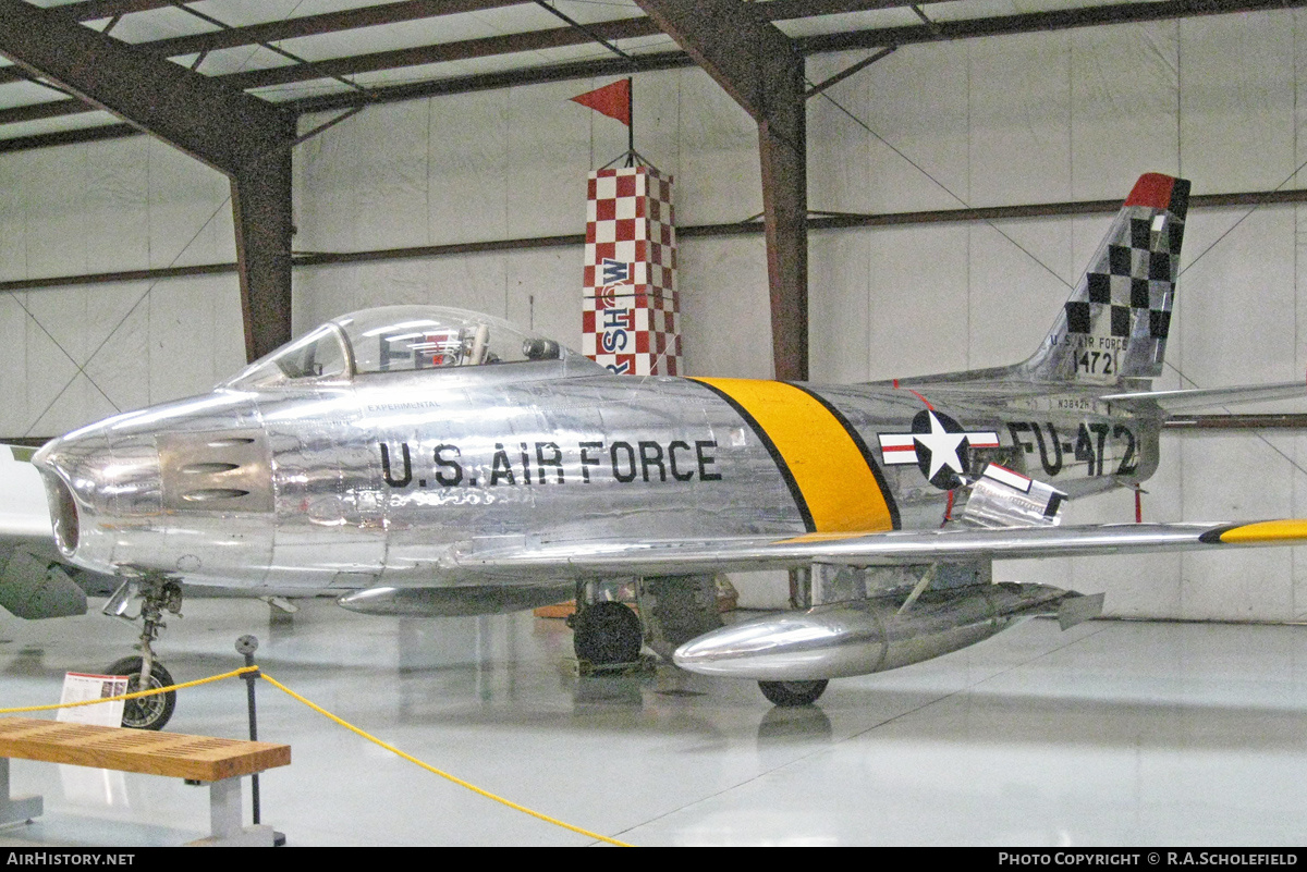 Aircraft Photo of N3842H / 1472 | Canadair CL-13B Sabre 6 | USA - Air Force | AirHistory.net #184854