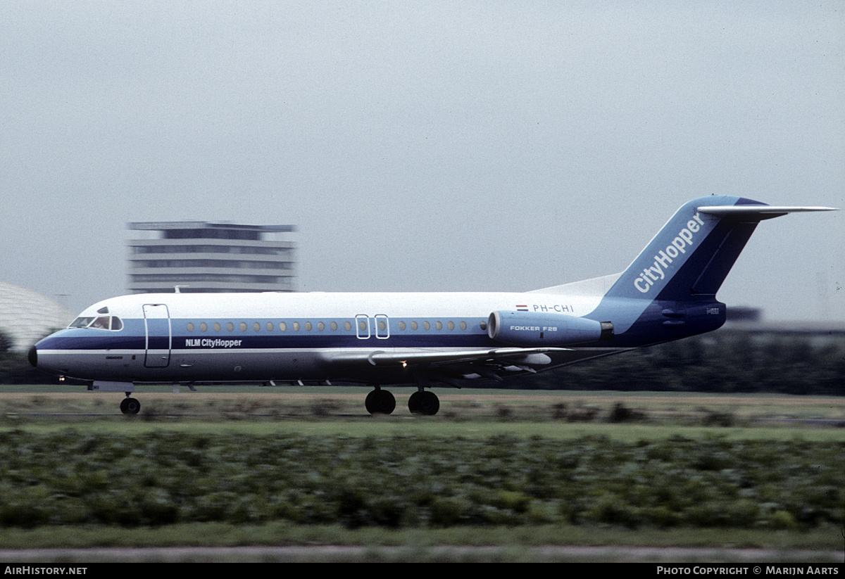 Aircraft Photo of PH-CHI | Fokker F28-4000 Fellowship | NLM Cityhopper | AirHistory.net #184907