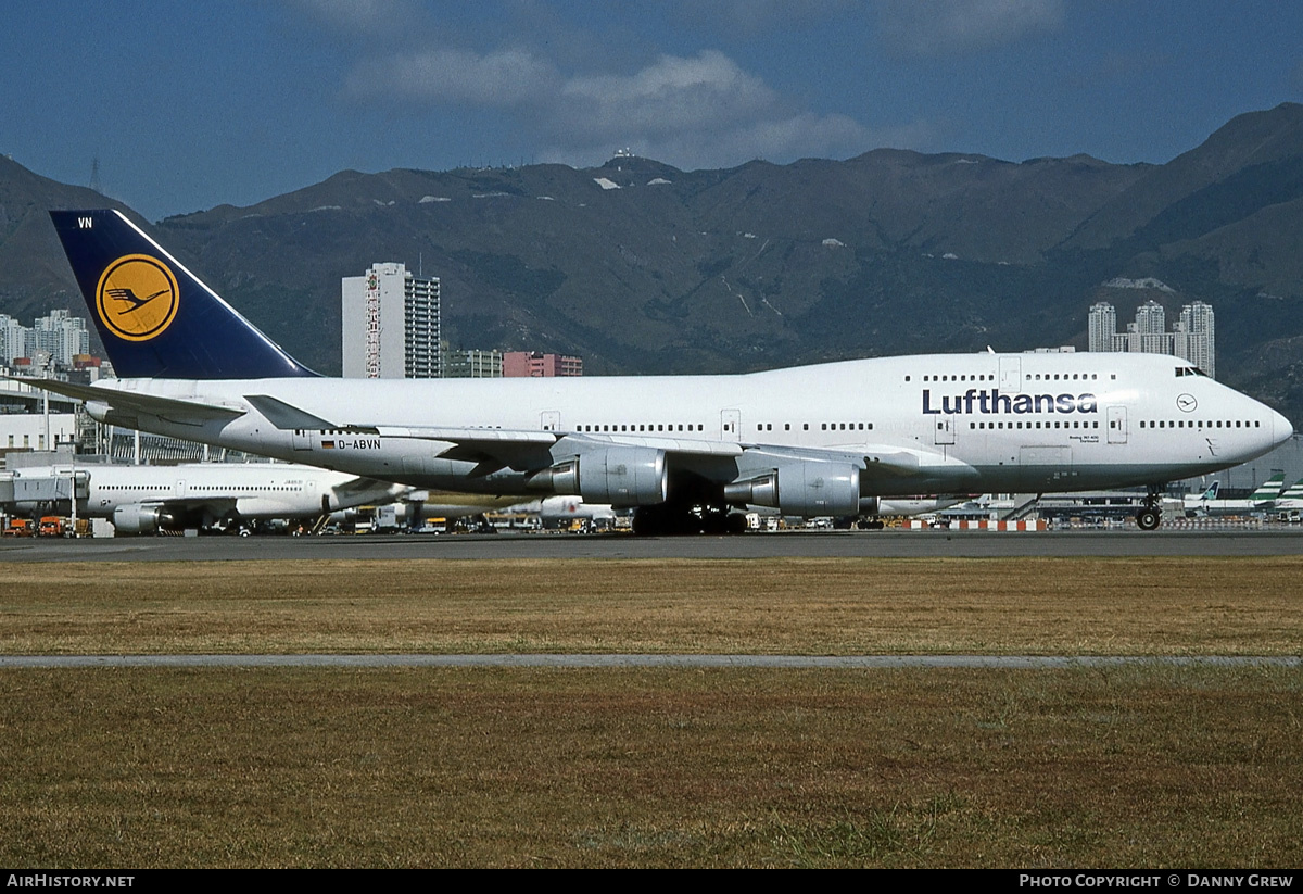 Aircraft Photo of D-ABVN | Boeing 747-430 | Lufthansa | AirHistory.net #184914