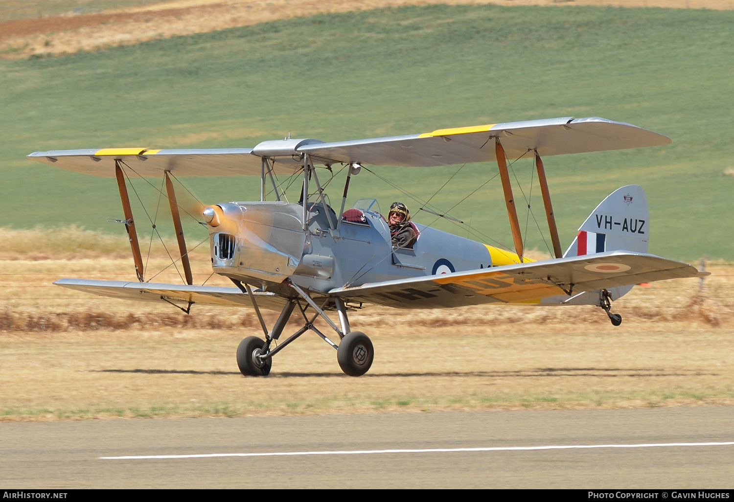 Aircraft Photo of VH-AUZ / A17-159 | De Havilland D.H. 82A Tiger Moth | Australia - Air Force | AirHistory.net #184925