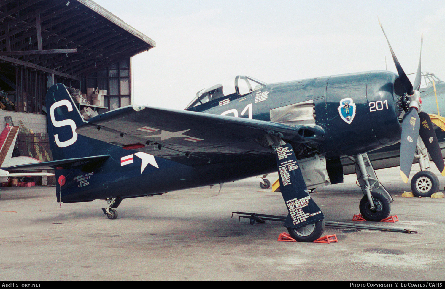 Aircraft Photo of N7825C / 122674 | Grumman F8F-2P Bearcat | Confederate Air Force | USA - Navy | AirHistory.net #184957