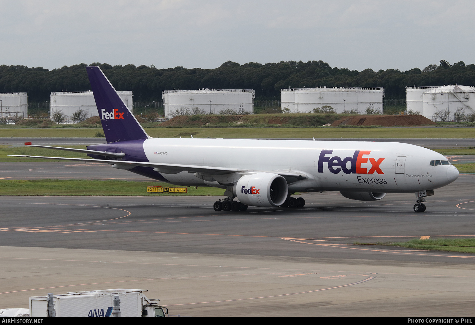 Aircraft Photo of N869FD | Boeing 777-FS2 | FedEx Express - Federal Express | AirHistory.net #184958
