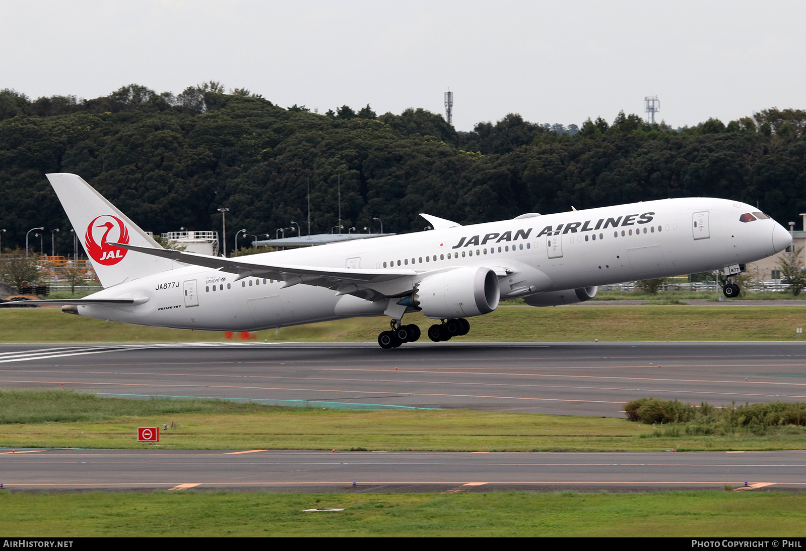 Aircraft Photo of JA877J | Boeing 787-9 Dreamliner | Japan Airlines - JAL | AirHistory.net #184966