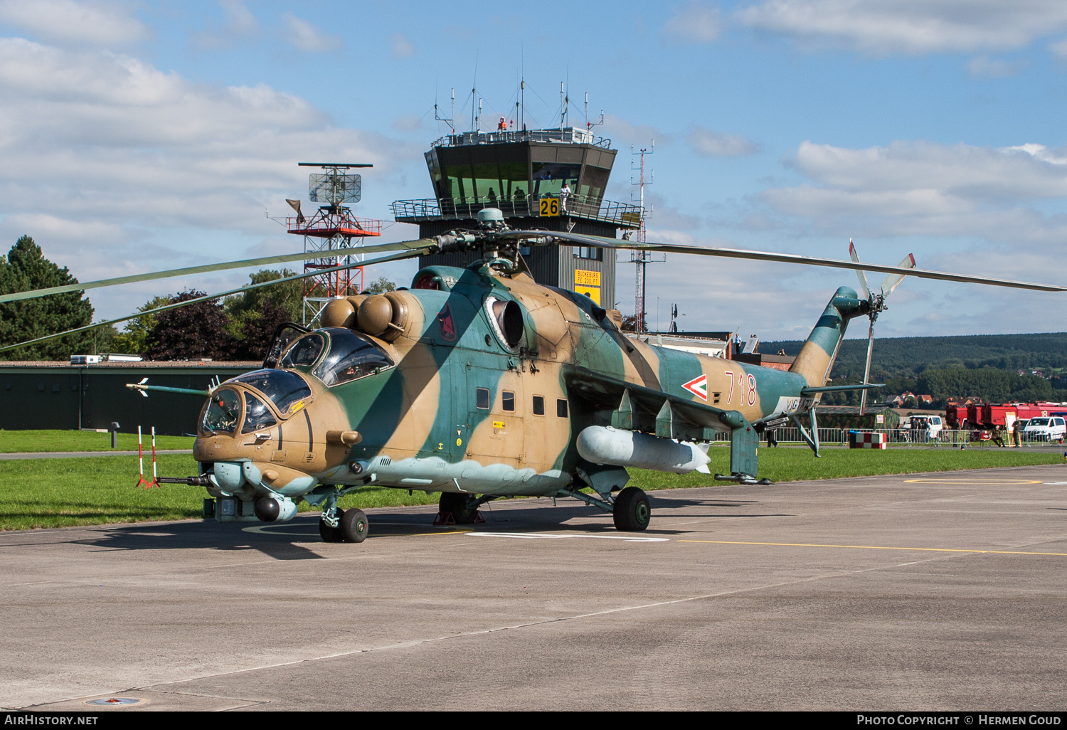 Aircraft Photo of 718 | Mil Mi-24V | Hungary - Air Force | AirHistory.net #184982
