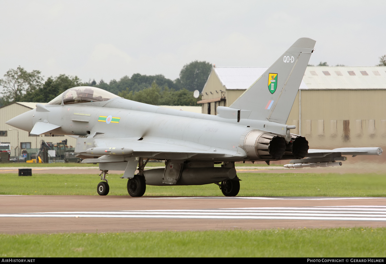 Aircraft Photo of ZK319 | Eurofighter EF-2000 Typhoon FGR4 | UK - Air Force | AirHistory.net #184990