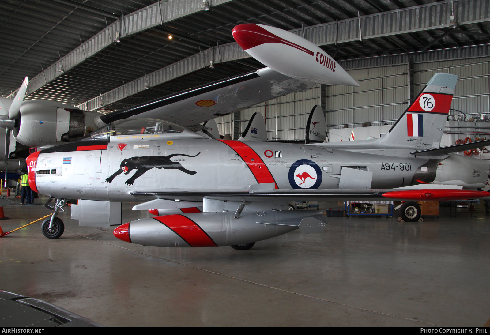 Aircraft Photo of A94-901 | Commonwealth CA-27 Sabre Mk31 | Australia - Air Force | AirHistory.net #184991