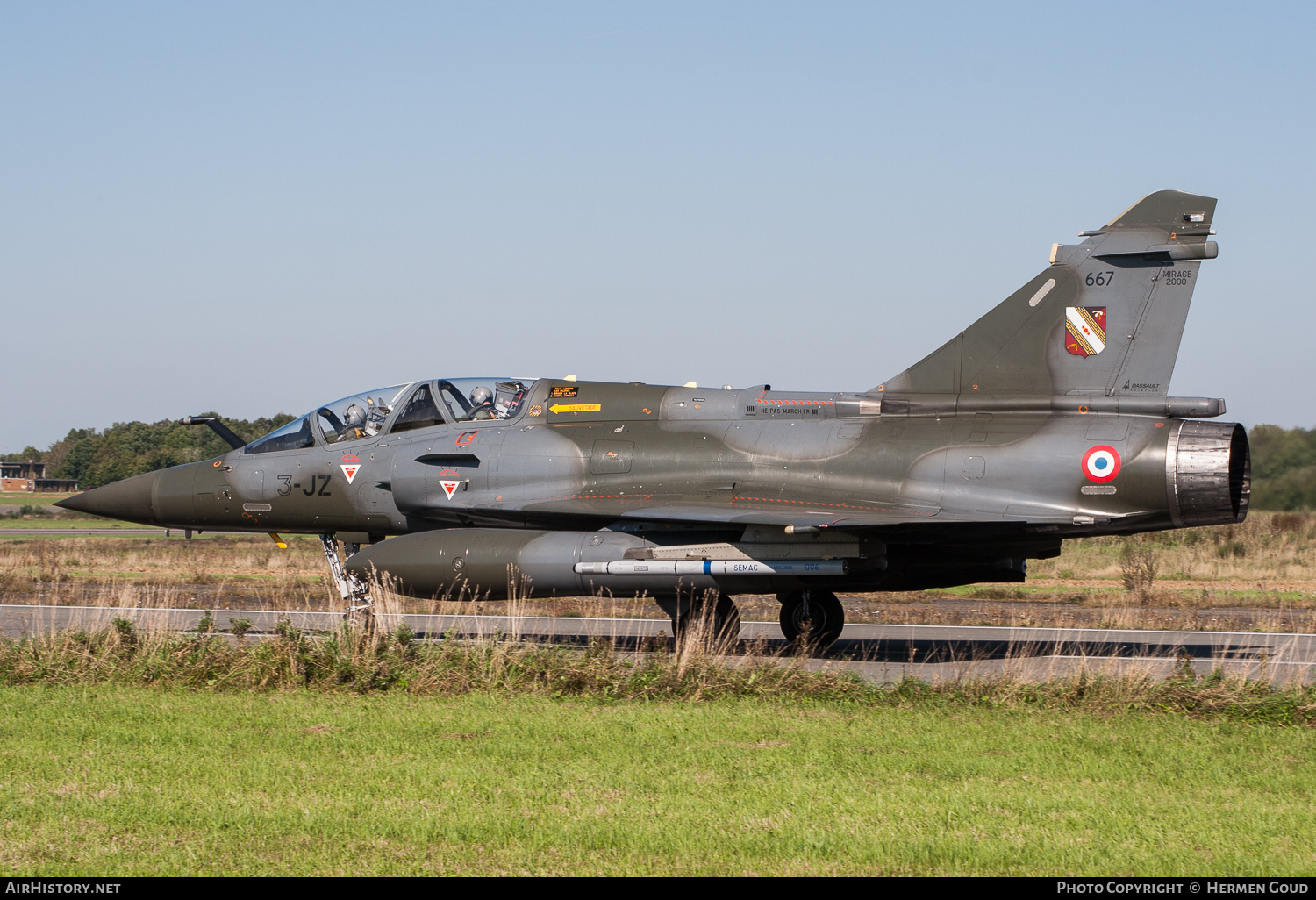 Aircraft Photo of 667 | Dassault Mirage 2000D | France - Air Force | AirHistory.net #185021