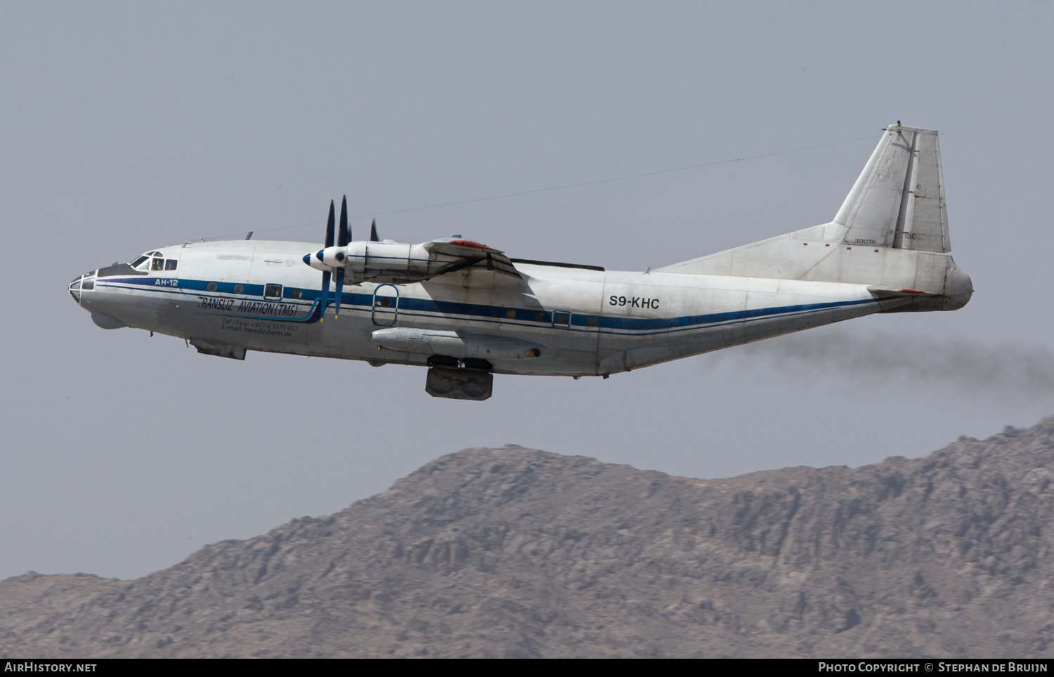 Aircraft Photo of S9-KHC | Antonov An-12B | Transliz Aviation | AirHistory.net #185088