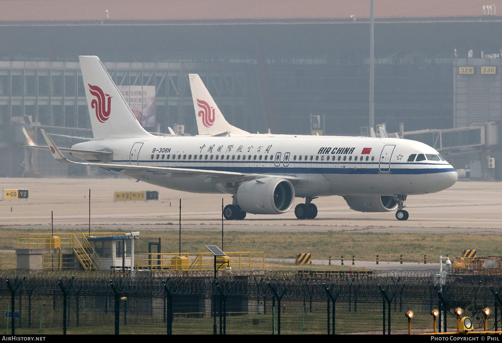 Aircraft Photo of B-308N | Airbus A320-271N | Air China | AirHistory.net #185093