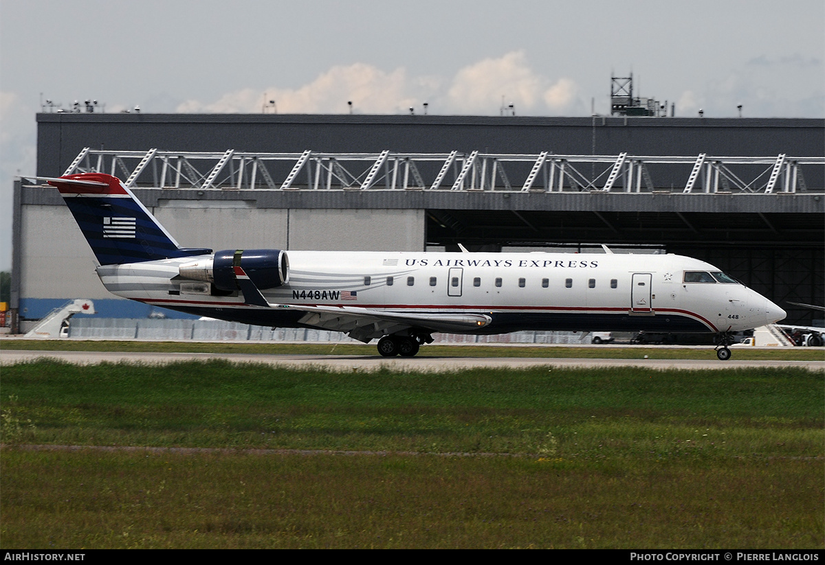 Aircraft Photo of N448AW | Bombardier CRJ-200LR (CL-600-2B19) | US Airways Express | AirHistory.net #185094