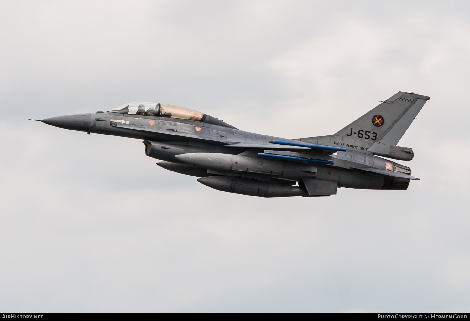 Aircraft Photo of J-653 | General Dynamics F-16BM Fighting Falcon | Netherlands - Air Force | AirHistory.net #185129