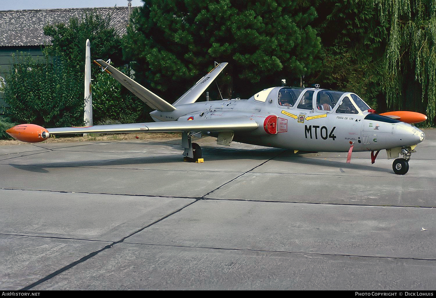 Aircraft Photo of MT04 | Fouga CM-170 Magister | Belgium - Air Force | AirHistory.net #185140