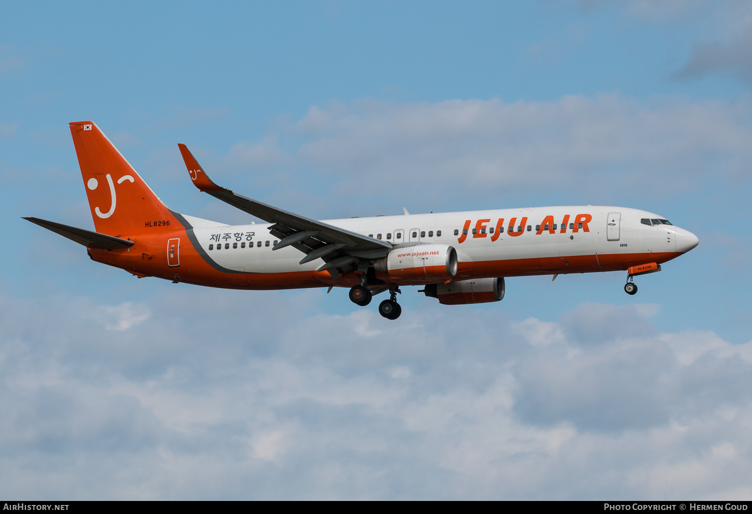 Aircraft Photo of HL8296 | Boeing 737-8Q8 | Jeju Air | AirHistory.net #185148